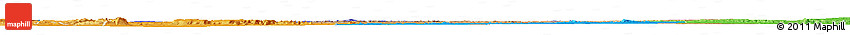 Satellite Horizon Map of Tabora, political shades outside
