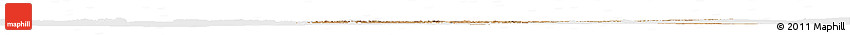 Satellite Horizon Map of Tabora, single color outside
