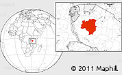 Blank Location Map of Tabora