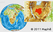 Physical Location Map of Tabora