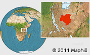 Satellite Location Map of Tabora