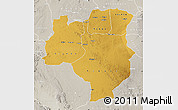 Physical Map of Tabora, lighten, semi-desaturated