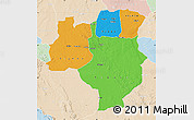 Political Map of Tabora, lighten