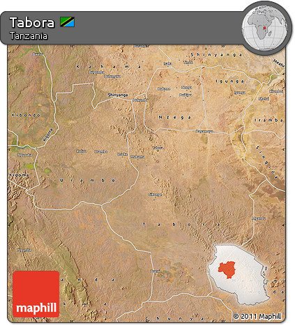 Satellite Map of Tabora