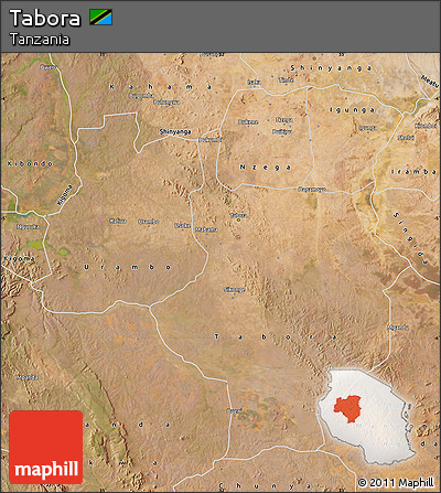 Satellite Map of Tabora