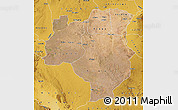 Satellite Map of Tabora, physical outside