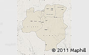 Shaded Relief Map of Tabora, lighten