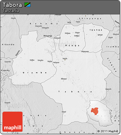 Silver Style Map of Tabora