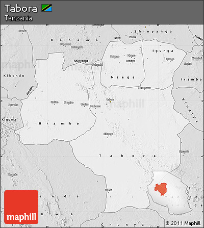 Silver Style Map of Tabora