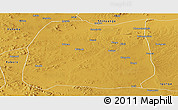 Physical Panoramic Map of Nzega