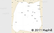 Classic Style Simple Map of Nzega