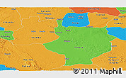 Political Panoramic Map of Tabora