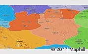 Political Shades Panoramic Map of Tabora