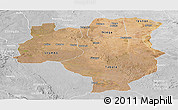Satellite Panoramic Map of Tabora, lighten, desaturated