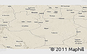 Shaded Relief Panoramic Map of Tabora