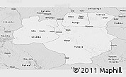 Silver Style Panoramic Map of Tabora