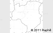 Blank Simple Map of Tabora, no labels