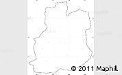 Blank Simple Map of Urambo, cropped outside, no labels