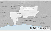 Gray 3D Map of Bangkok