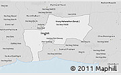 Silver Style 3D Map of Bangkok