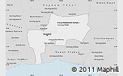 Silver Style Map of Bangkok