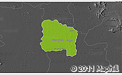 Physical 3D Map of Ang Thong, darken, desaturated