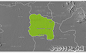 Physical 3D Map of Ang Thong, desaturated