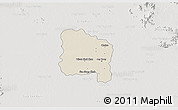 Shaded Relief 3D Map of Ang Thong, lighten, semi-desaturated