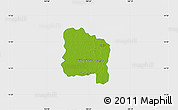 Physical Map of Ang Thong, single color outside
