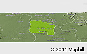 Physical Panoramic Map of Ang Thong, semi-desaturated