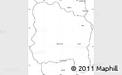 Blank Simple Map of Ang Thong