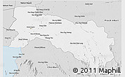 Silver Style 3D Map of Chachoengsao