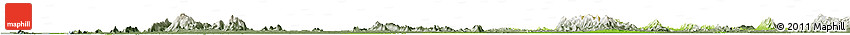 Physical Horizon Map of Chachoengsao, semi-desaturated