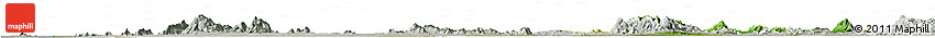 Satellite Horizon Map of Chachoengsao, lighten, semi-desaturated