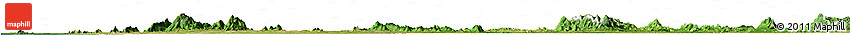 Satellite Horizon Map of Chachoengsao