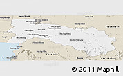 Classic Style Panoramic Map of Chachoengsao