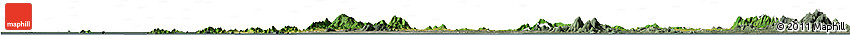 Satellite Horizon Map of Chon Buri, semi-desaturated
