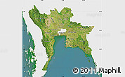 Satellite Map of Central, single color outside