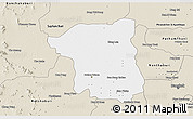 Classic Style 3D Map of Nakhon Pathom