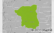 Physical Map of Nakhon Pathom, lighten, desaturated