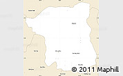 Classic Style Simple Map of Nakhon Pathom