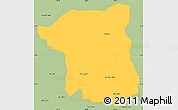 Savanna Style Simple Map of Nakhon Pathom