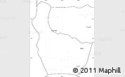 Blank Simple Map of Nonthaburi