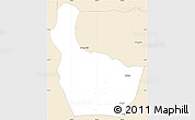 Classic Style Simple Map of Nonthaburi