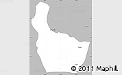 Gray Simple Map of Nonthaburi