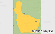 Savanna Style Simple Map of Nonthaburi
