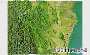 Satellite 3D Map of Phetcha Buri