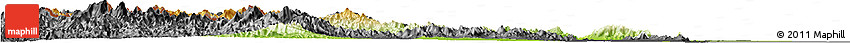 Physical Horizon Map of Phetcha Buri, darken, desaturated