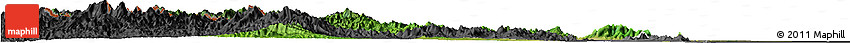 Satellite Horizon Map of Phetcha Buri, darken, desaturated