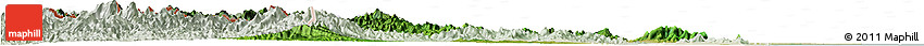 Satellite Horizon Map of Phetcha Buri, lighten